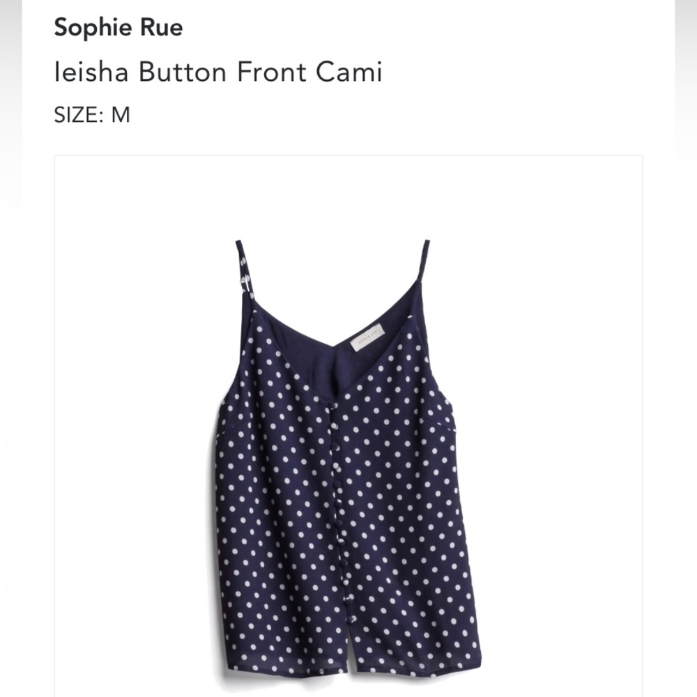 Button Front Tanktop Blouse - Picture 3 of 4